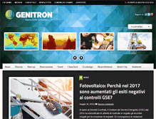 Tablet Screenshot of genitronsviluppo.com